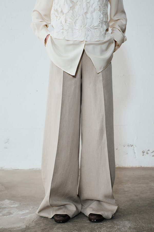 Pantalone Over Lino Intrend